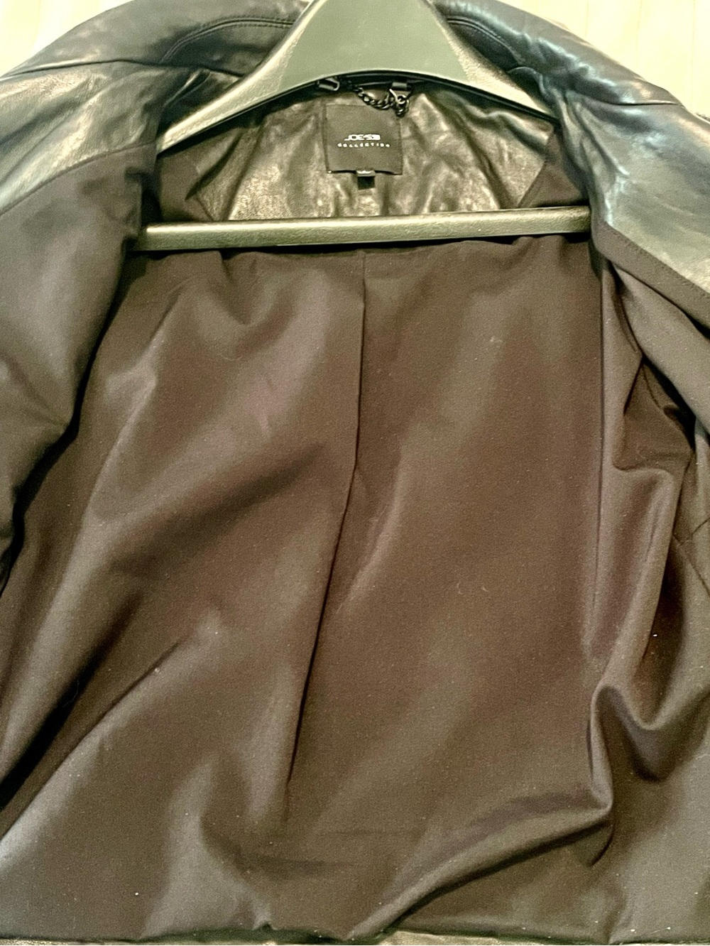 Joe's Jeans Black Genuine Soft Lamb Leather Moto Jacket NEW - Picture 11 of 15